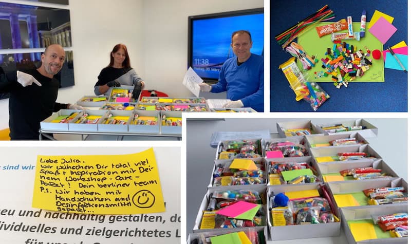 Carepakete Virtuelles Disign Thinking